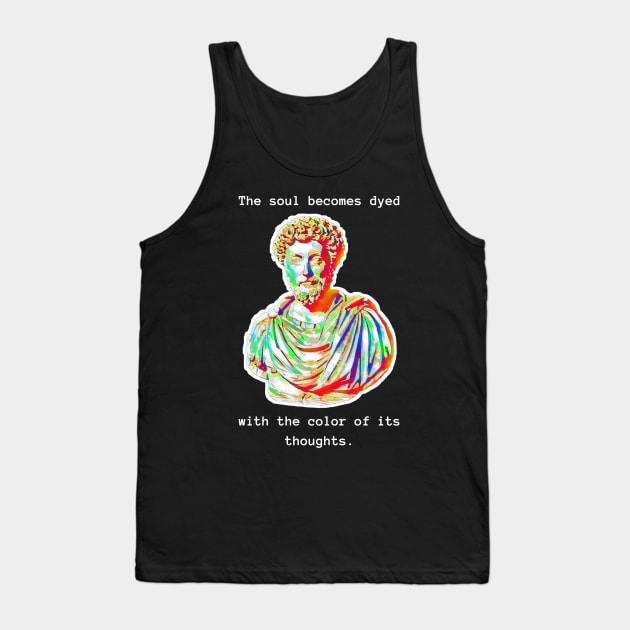 Color of Soul By Marcus Aurelius Tank Top by Wollvie